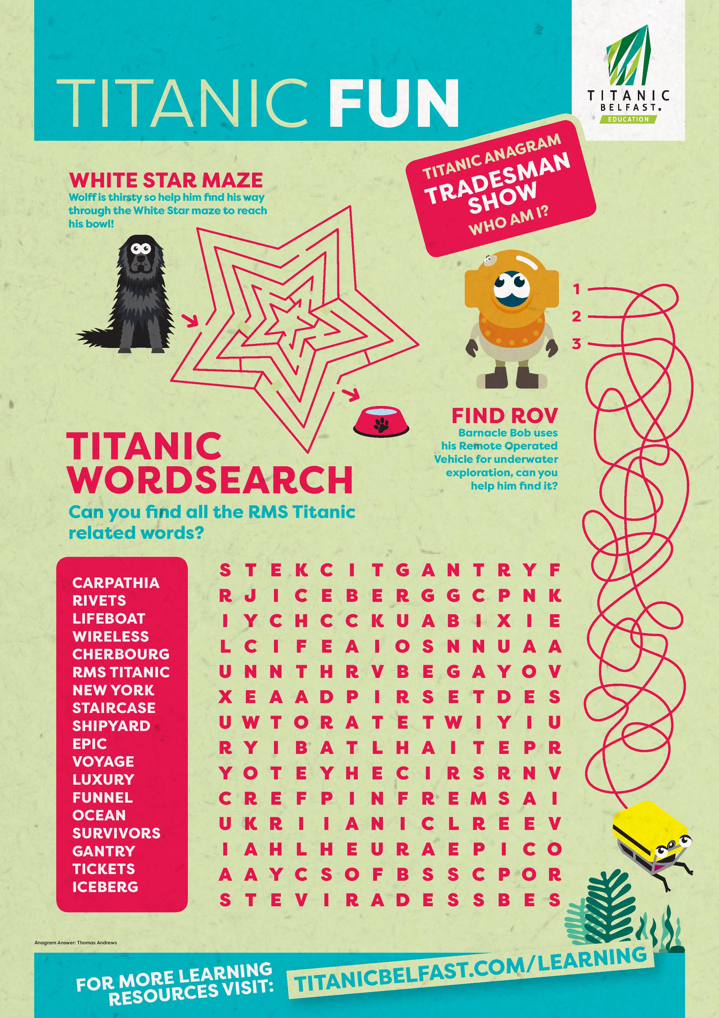 Titanic Belfast Funsheet