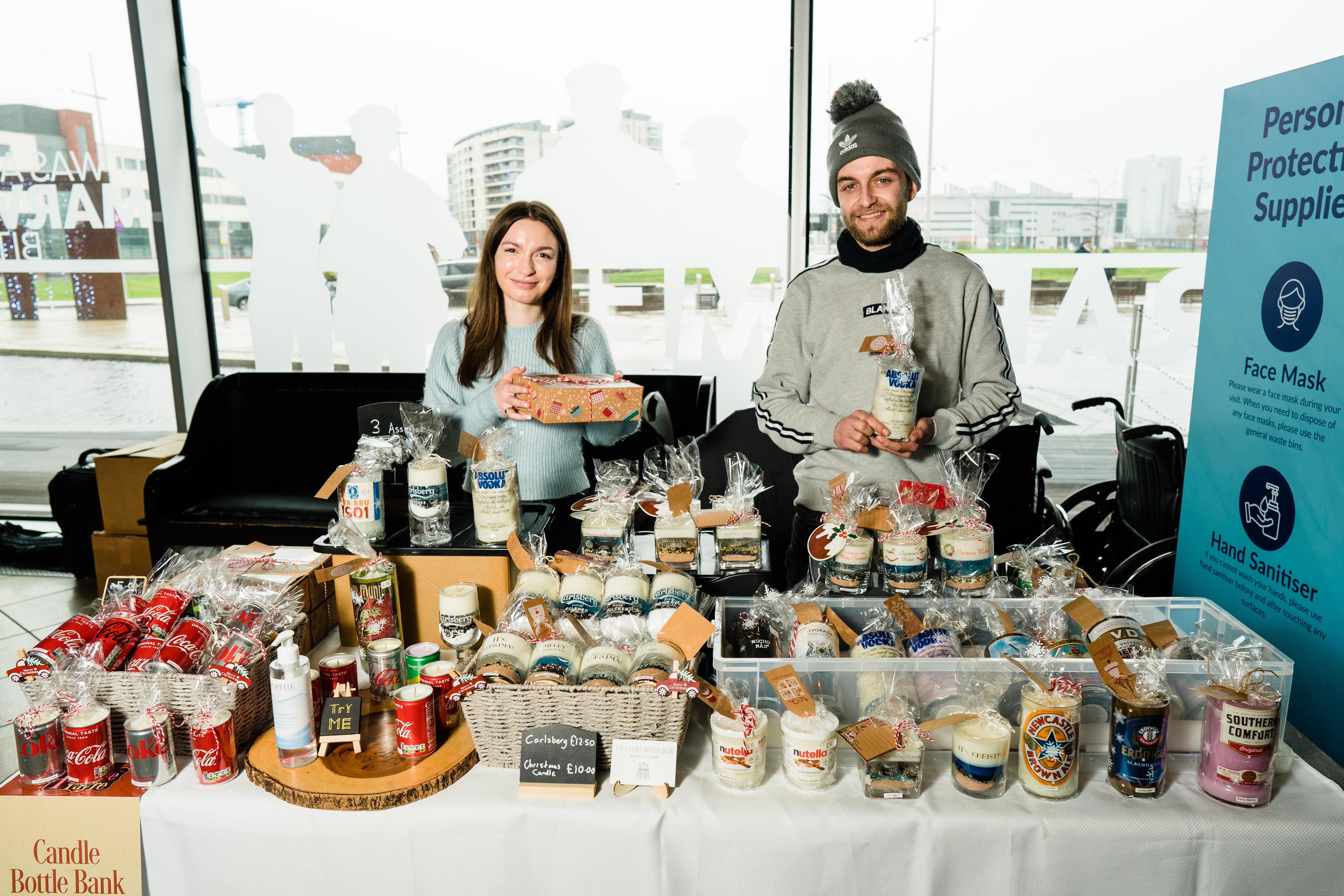 Candle Bottle Bank Festive Fayre
