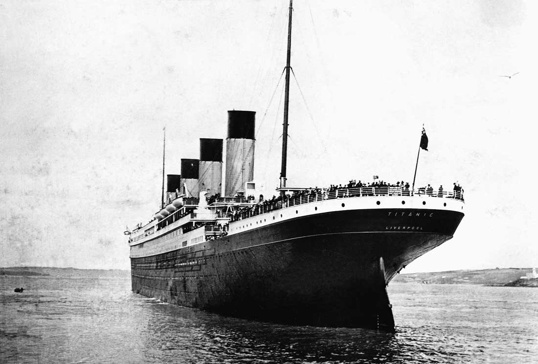 Titanic Leaving Queenstown