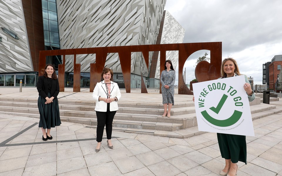 Minister Dodds Visit Titanic Belfast Ahead Of Reopening