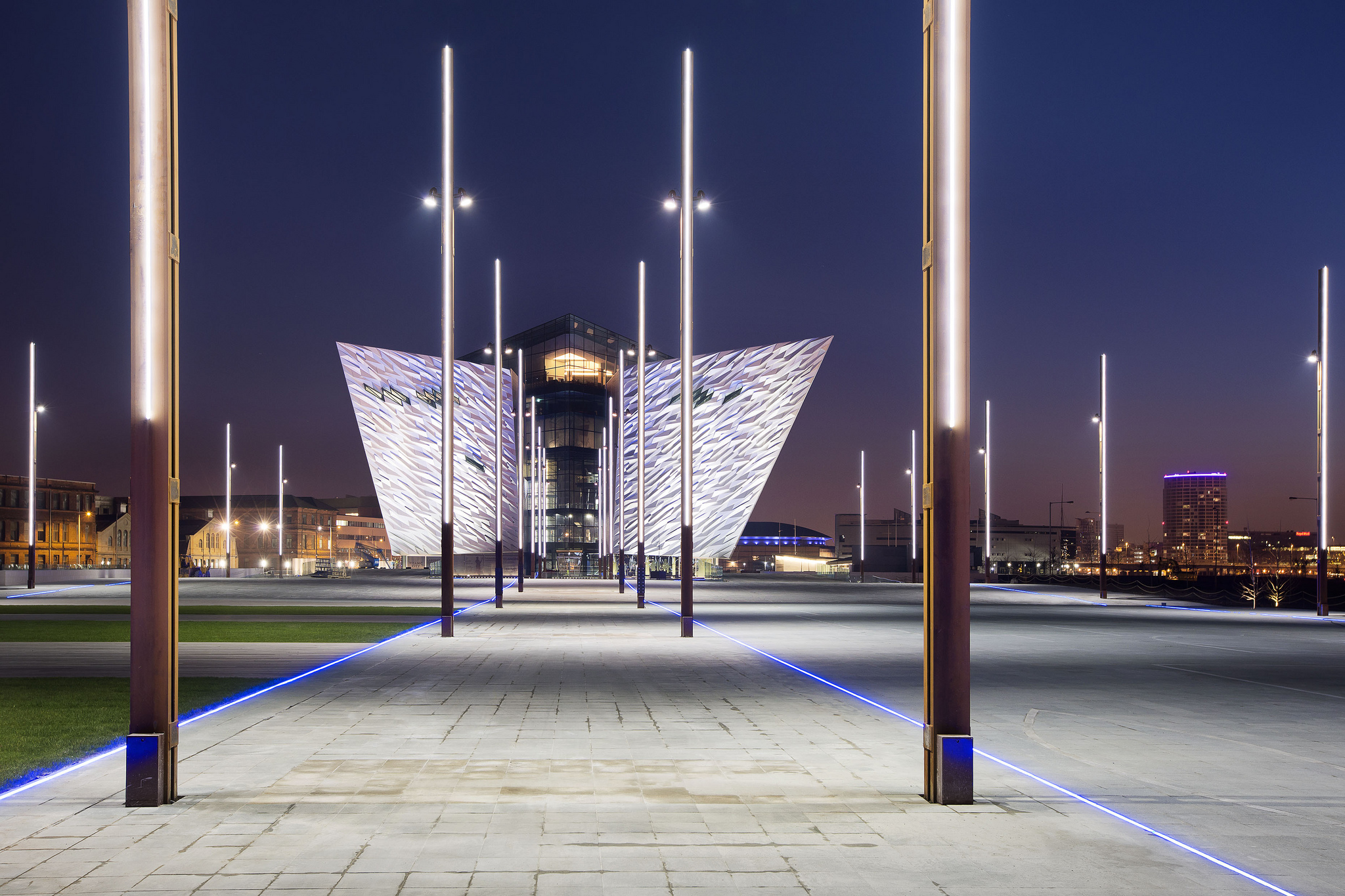 Titanic Slipways Night