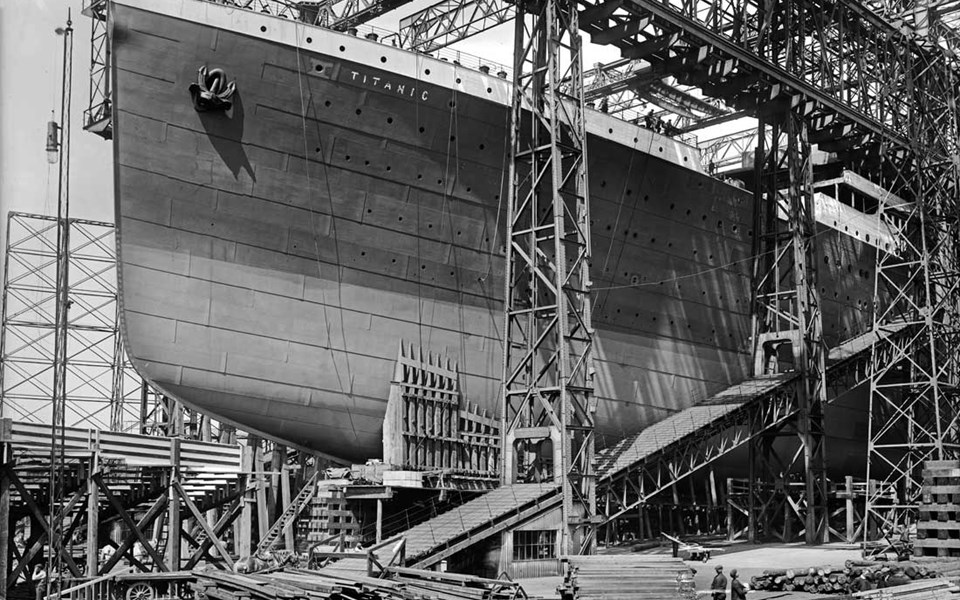 Titanic Under Gantry