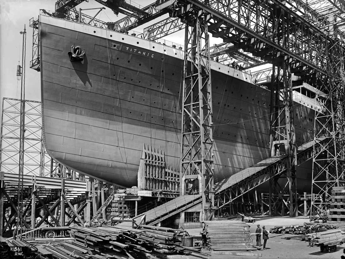 Titanic Under Gantry